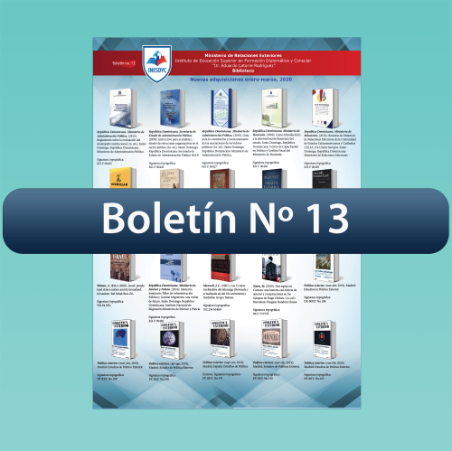Boletín No.13 Biblioteca INESDYC