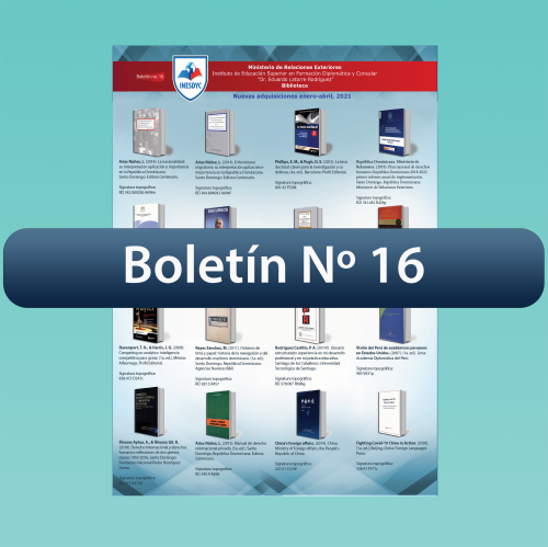 Boletín No.16 Biblioteca INESDYC