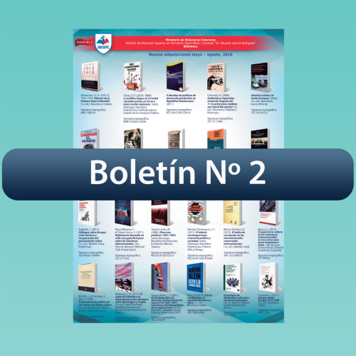 Boletín No.2 Biblioteca INESDYC
