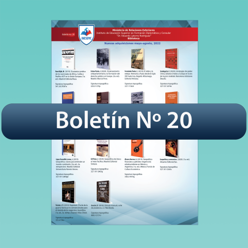 Boletín No.20 Biblioteca INESDYC