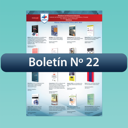 Boletín No.22 Biblioteca INESDYC