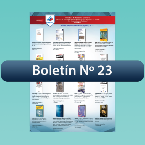Boletín No.23 Biblioteca INESDYC