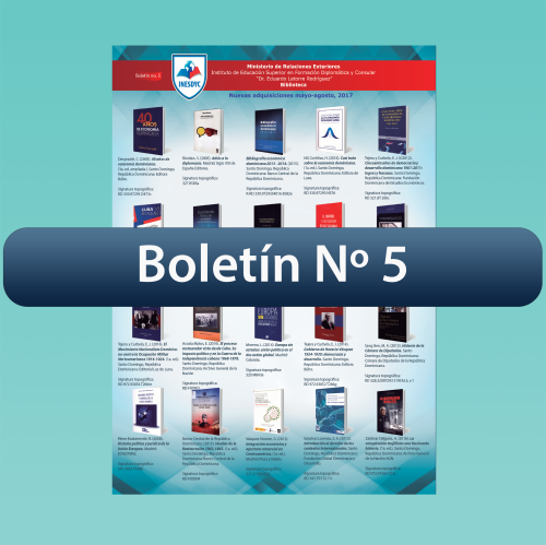 Boletín No.5 Biblioteca INESDYC
