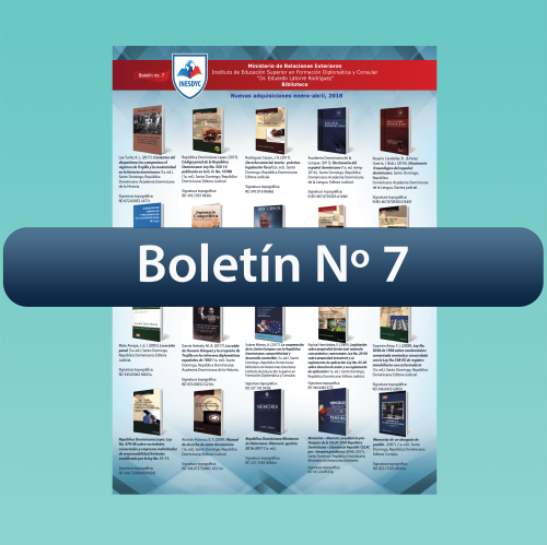 Boletín No.7 Biblioteca INESDYC