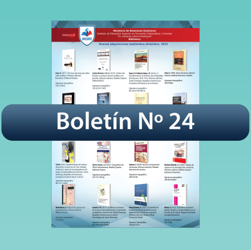 Boletín No.24 Biblioteca INESDYC